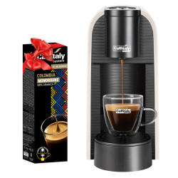 Machine à Café CAFFITALY VOLTA S36 1450W WHITE  + Paquet De 10 Capsules COLOMBIA MONORIGINE