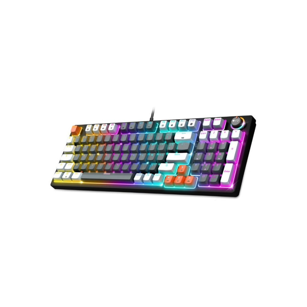 Clavier Gaming Filaire Mécanique Spirit Of Gamer XPERT K350 RGB / Brown Switch / Gris