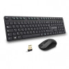 Ensemble Clavier et Souris Sans Fil Advance CLS-5100FR / Noir
