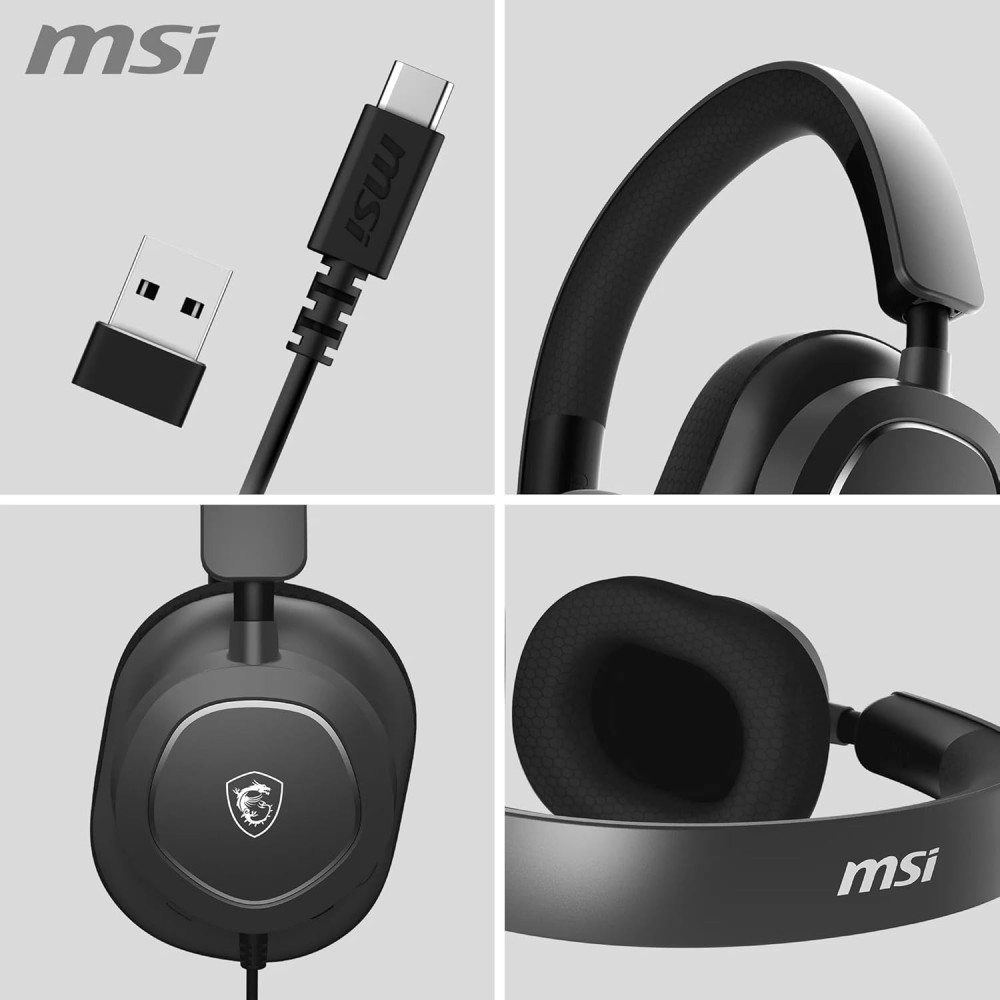 Casque Gaming MSI Maestro 300 / Noir