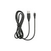 CABLE CHARGEUR USB VERS MICRO USB -1M- 6A - BLACK