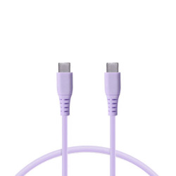 CABLE CHARGEUR  Type C  VERS  Type C  / 25W / Violet