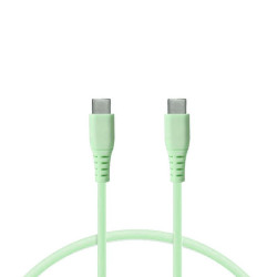 CABLE CHARGEUR  Type C  VERS  Type C  / 25W / VERT