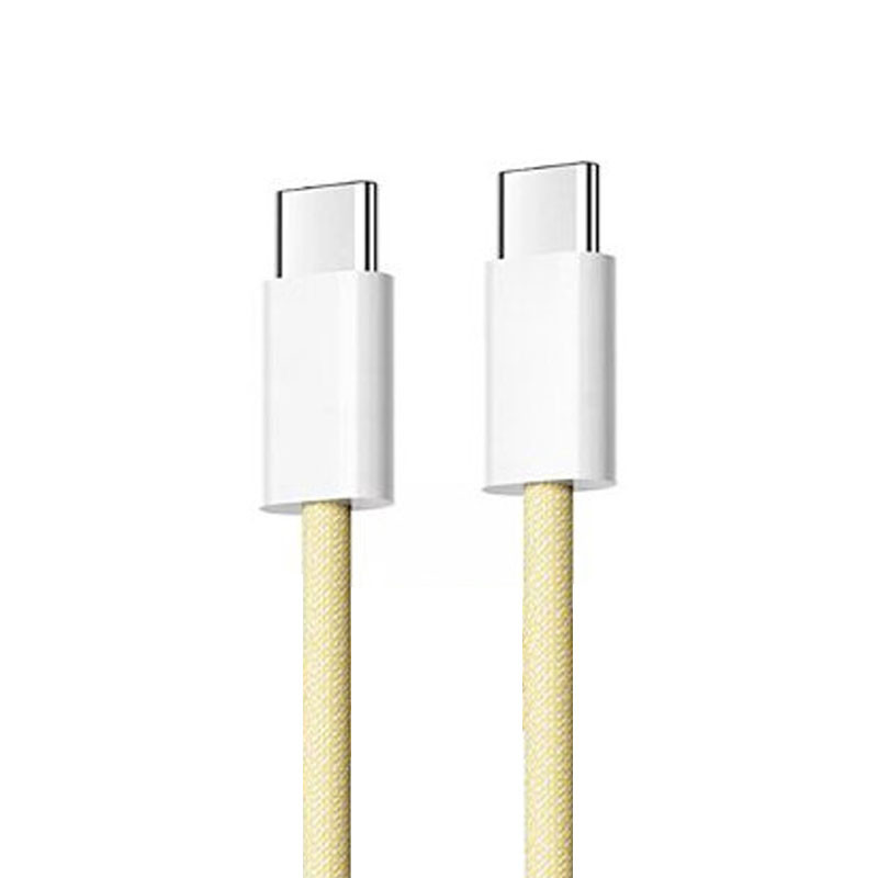 CABLE CHARGEUR  Type C  VERS  Type C  / 25W / Jaune