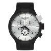 Montre SWATCH CHEQUERED SILVER / Noir