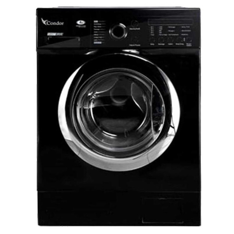 Lave linge Frontale CONDOR CON-F812DB / 8 KG / 1200 trs / Noir + Livraison + Installation et Mise en Marche Gratuites