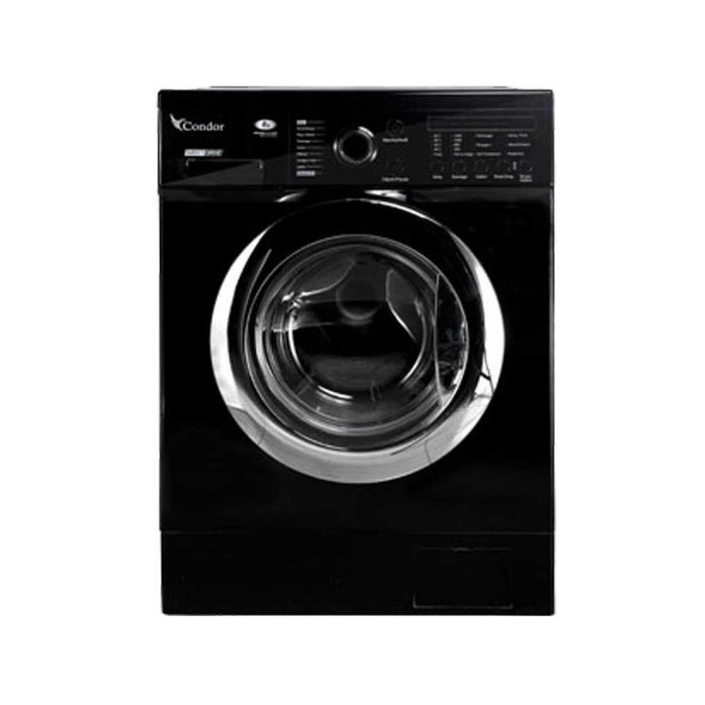 Lave linge Frontale CONDOR CON-F812DB / 8 KG / 1200 trs / Noir + Livraison + Installation et Mise en Marche Gratuites