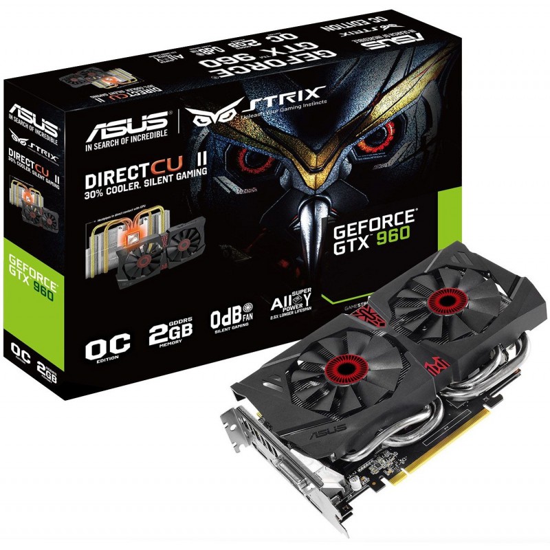 Carte graphiqueASUS STRIX-GTX980-DC2OC-4GD5 / 4 Go