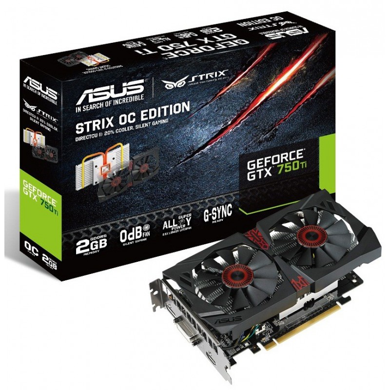 Carte graphique ASUS STRIX GTX960-DC2OC-2GD5 / 2 Go