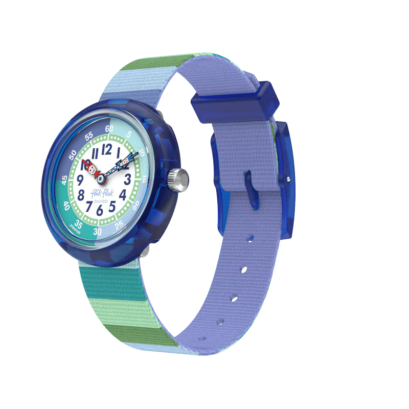 Orologio Educativo Flik Flak Stripy Green Per Bambini - Foto 5