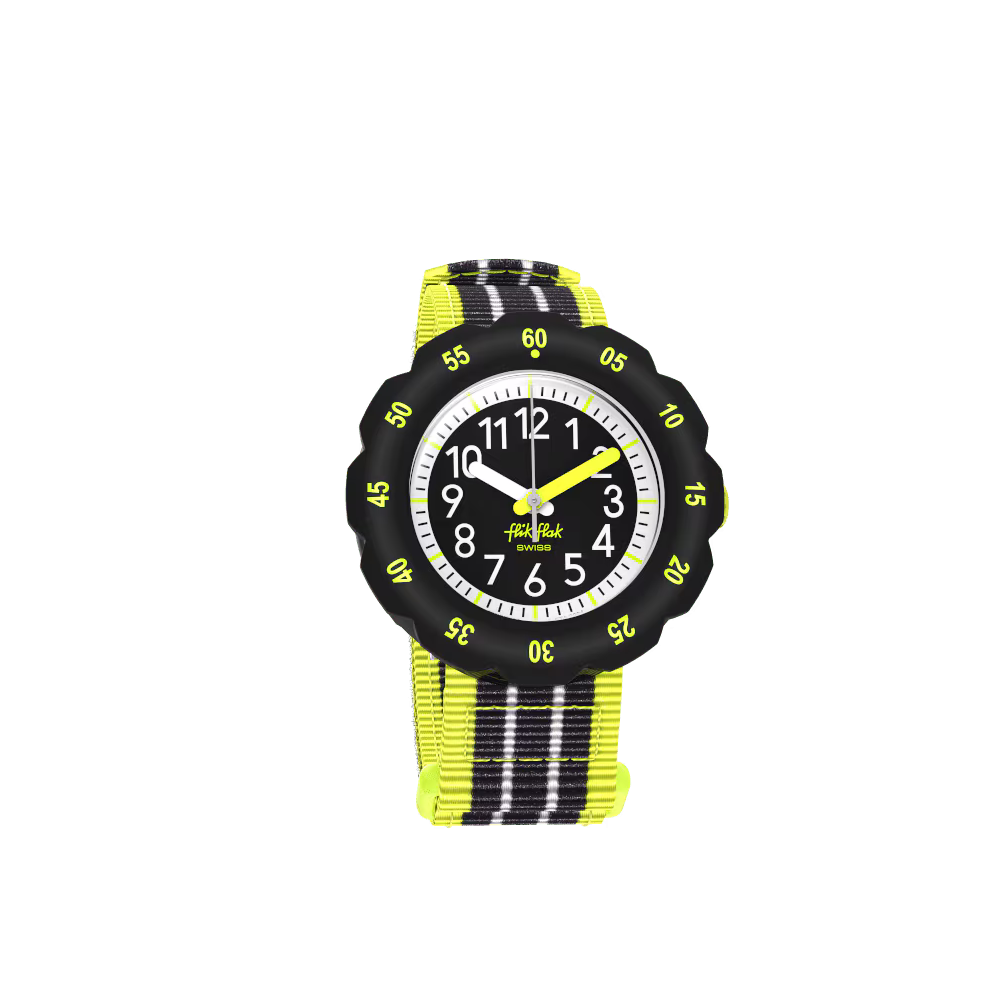 MONTRE FLIK FLAK LOOP IN NEON
