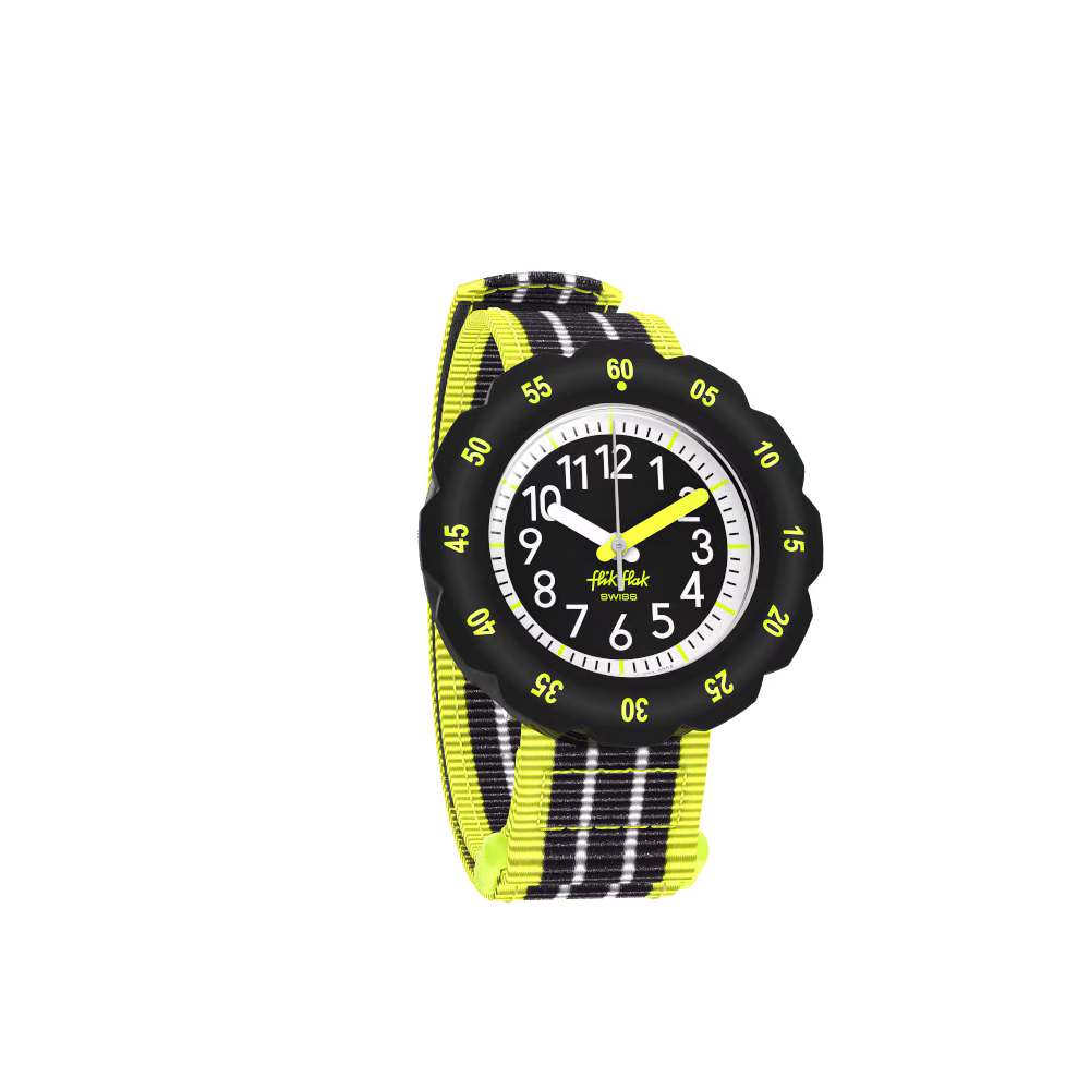 MONTRE FLIK FLAK LOOP IN NEON