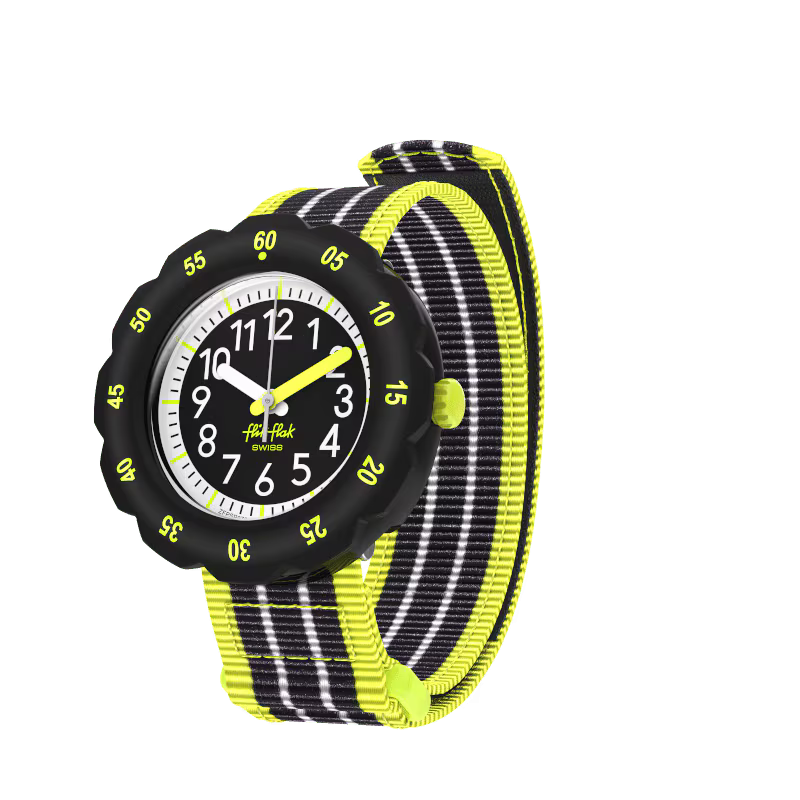 MONTRE FLIK FLAK LOOP IN NEON