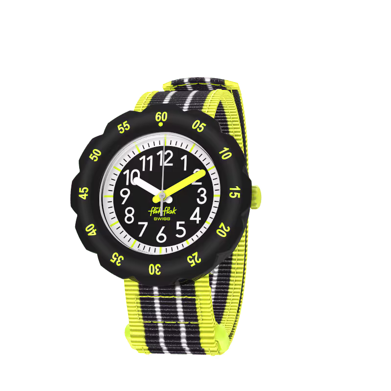 MONTRE FLIK FLAK LOOP IN NEON