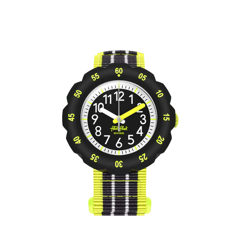 MONTRE FLIK FLAK LOOP IN NEON