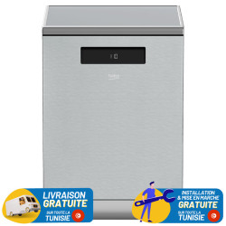 Lave-vaisselle BEKO 15 Couverts / INVERTER / INOX + Livraison + Installation et Mise en Marche Gratuites