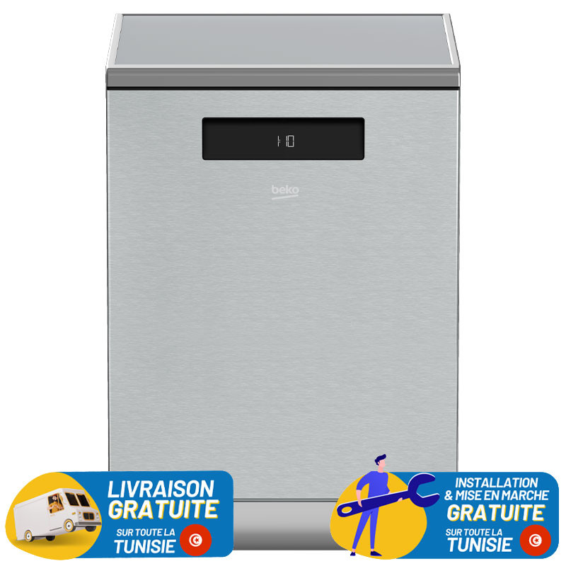 Lave-vaisselle BEKO 15 Couverts / INVERTER / INOX + Livraison + Installation et Mise en Marche Gratuites