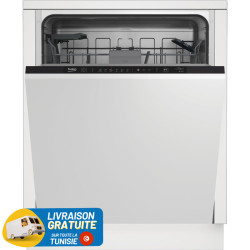 Lave Vaisselle BEKO Encastrable 14 Couverts / BDIN16435