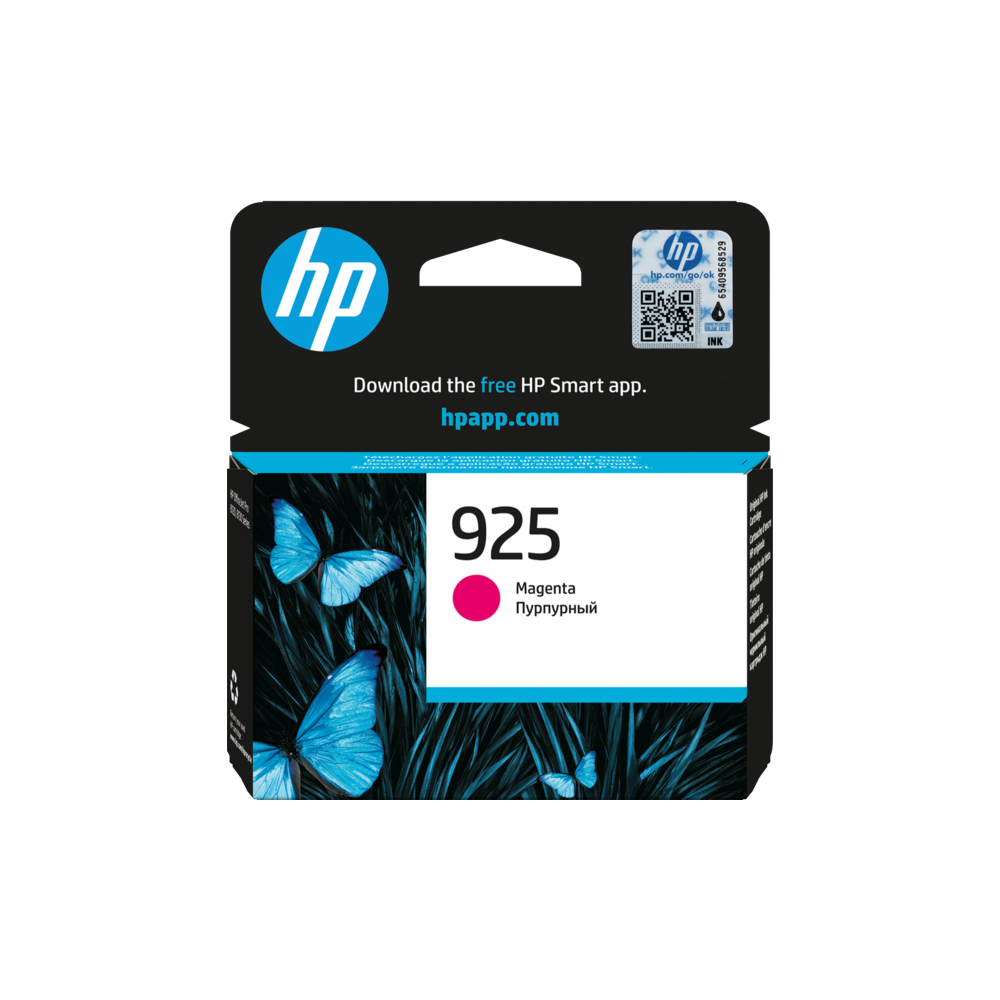 Cartouche Encre Authentique HP 925 / Magenta