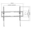 Support Mural Universel avec Inclinaison SBOX PLB-3446T / 37"-70"