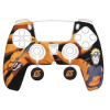 Kit de protection Konix pour manette DualSense PS5 / Naruto / Silicone / Noir