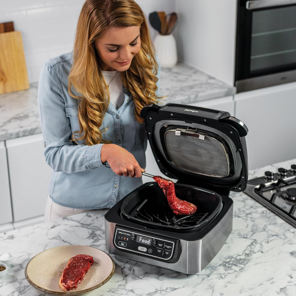 Grill d'intérieur & AirFryer Ninja Foodi AG301EU / 9.5L / 1750W