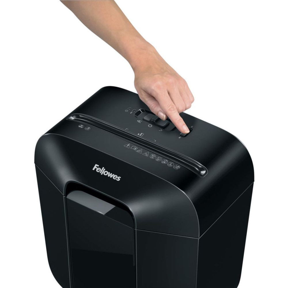 Destructeur de Documents Fellowes LX-25 / Coupe Croisée / Noir