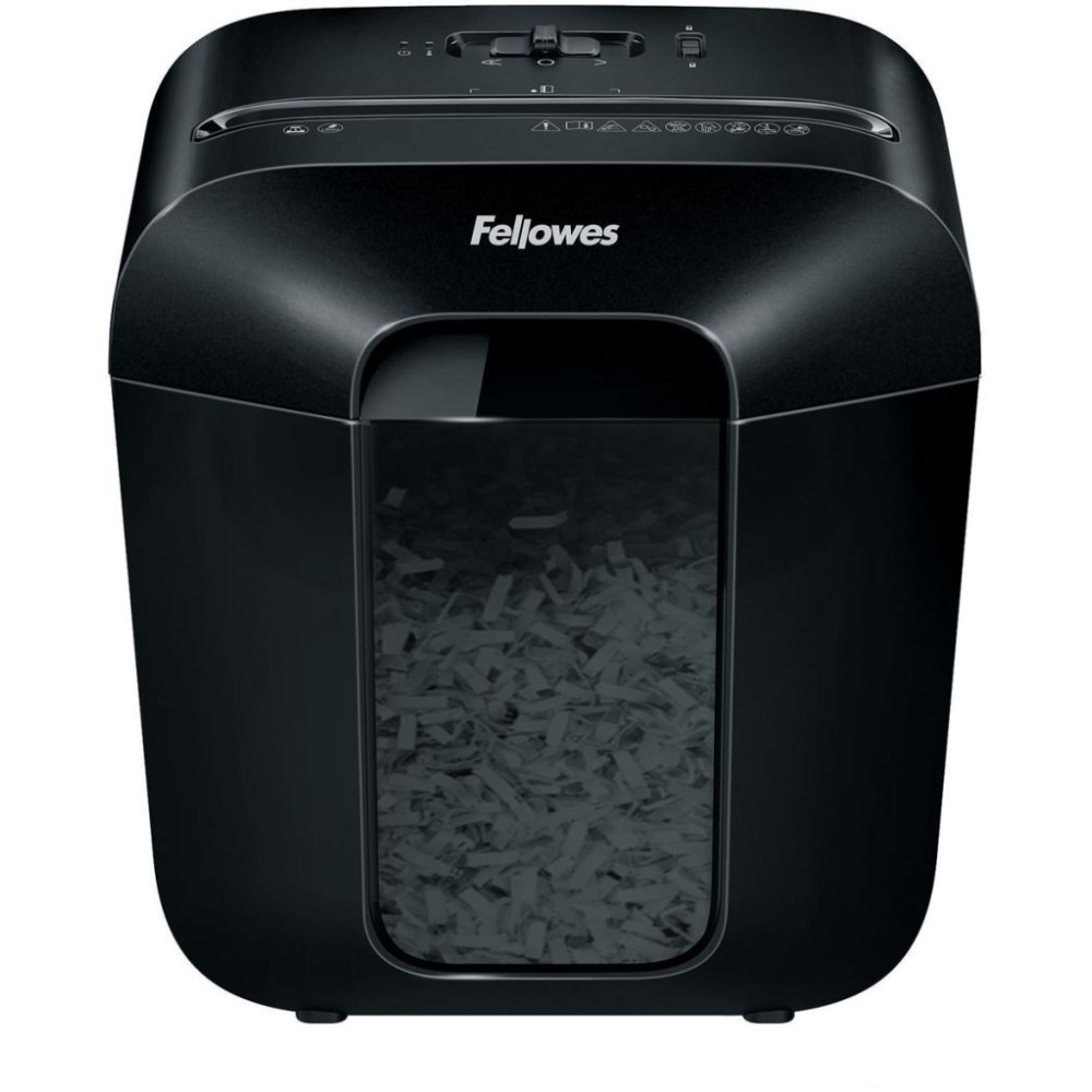 Destructeur de Documents Fellowes LX-50 / Coupe Croisée / Noir