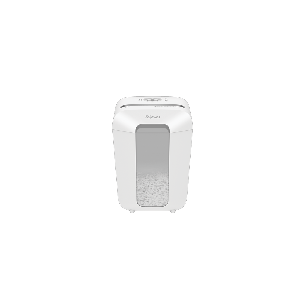 Destructeur Powershred de Documents Fellowes LX-70 / Coupe Croisée / Blanc