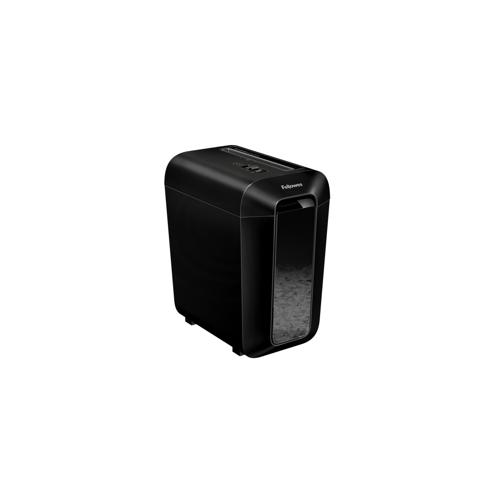 Destructeur Powershred de Documents Fellowes LX-65 / Coupe Croisée / Noir