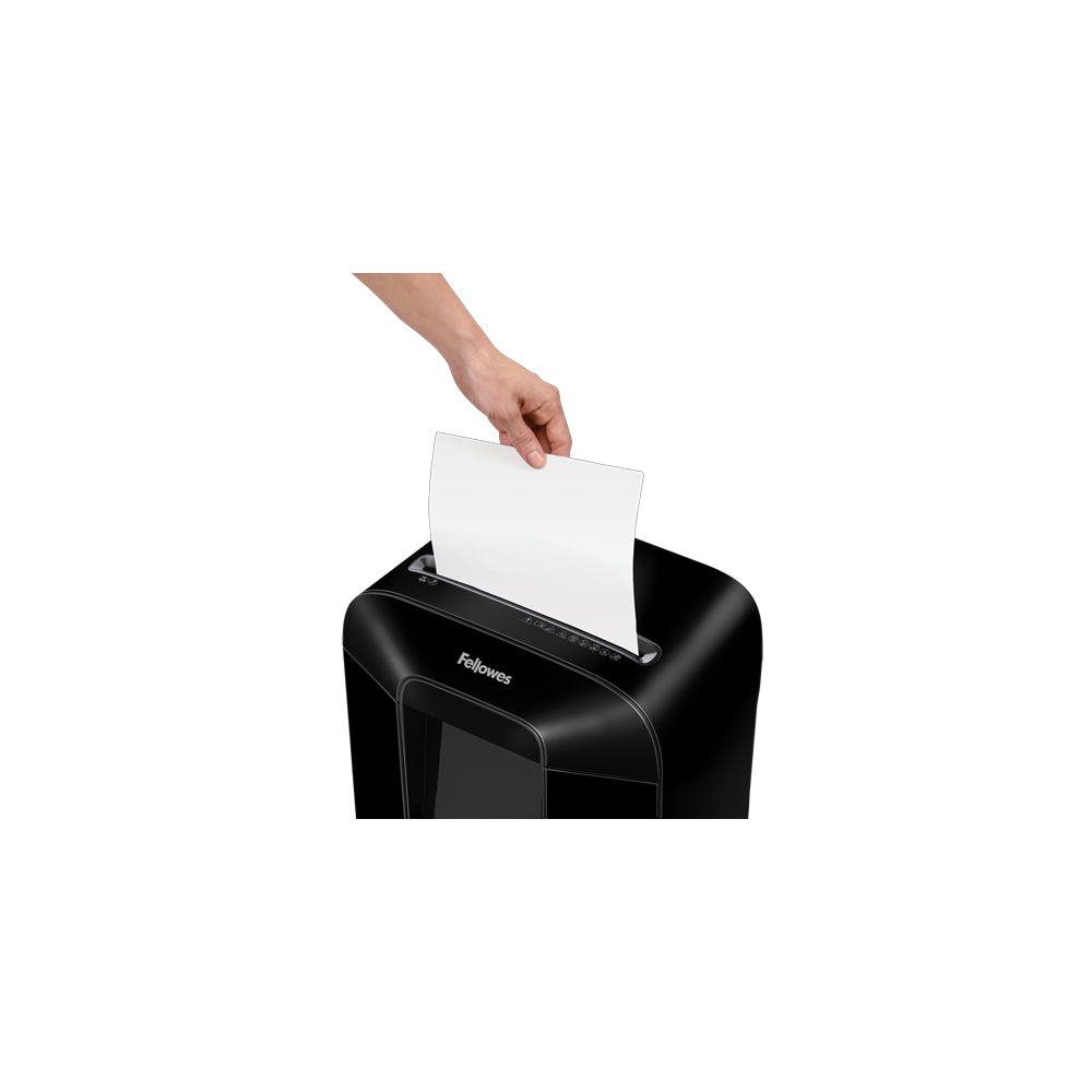 Destructeur Powershred de Documents Fellowes LX-85 / Coupe Croisée / Noir