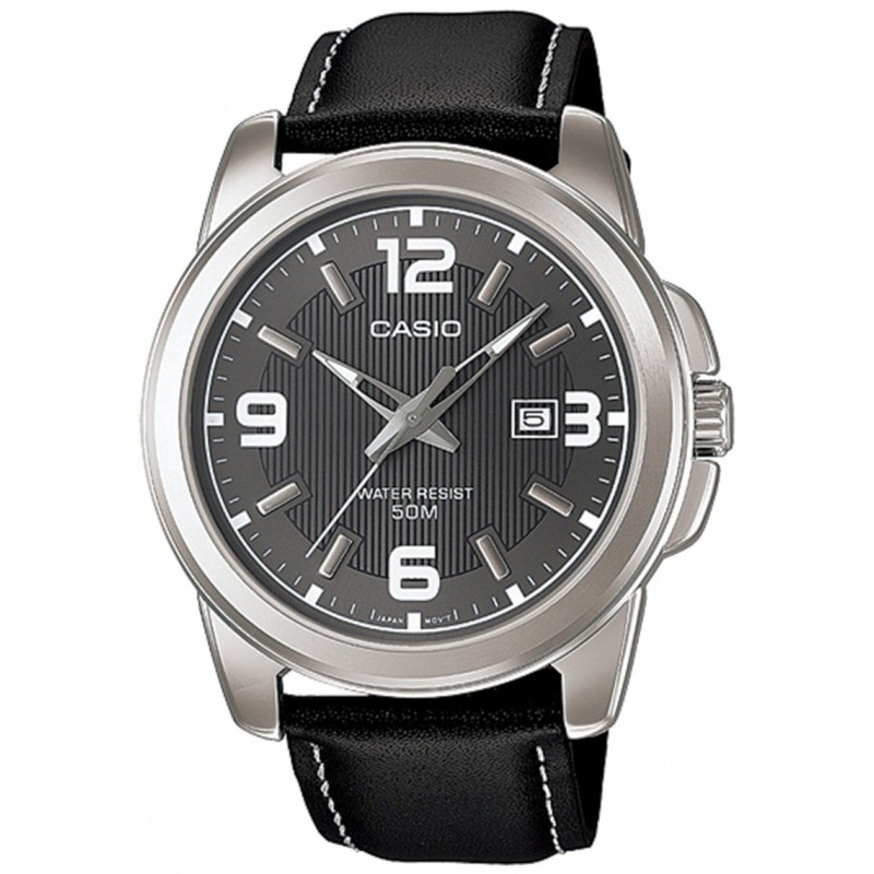 Casio Collection MTP-1375D-7A - Orologio Uomo Al Quarzo, Cassa In Acciaio, Quadrante Argento, Bracciale In Acciaio, Design Classico - 3