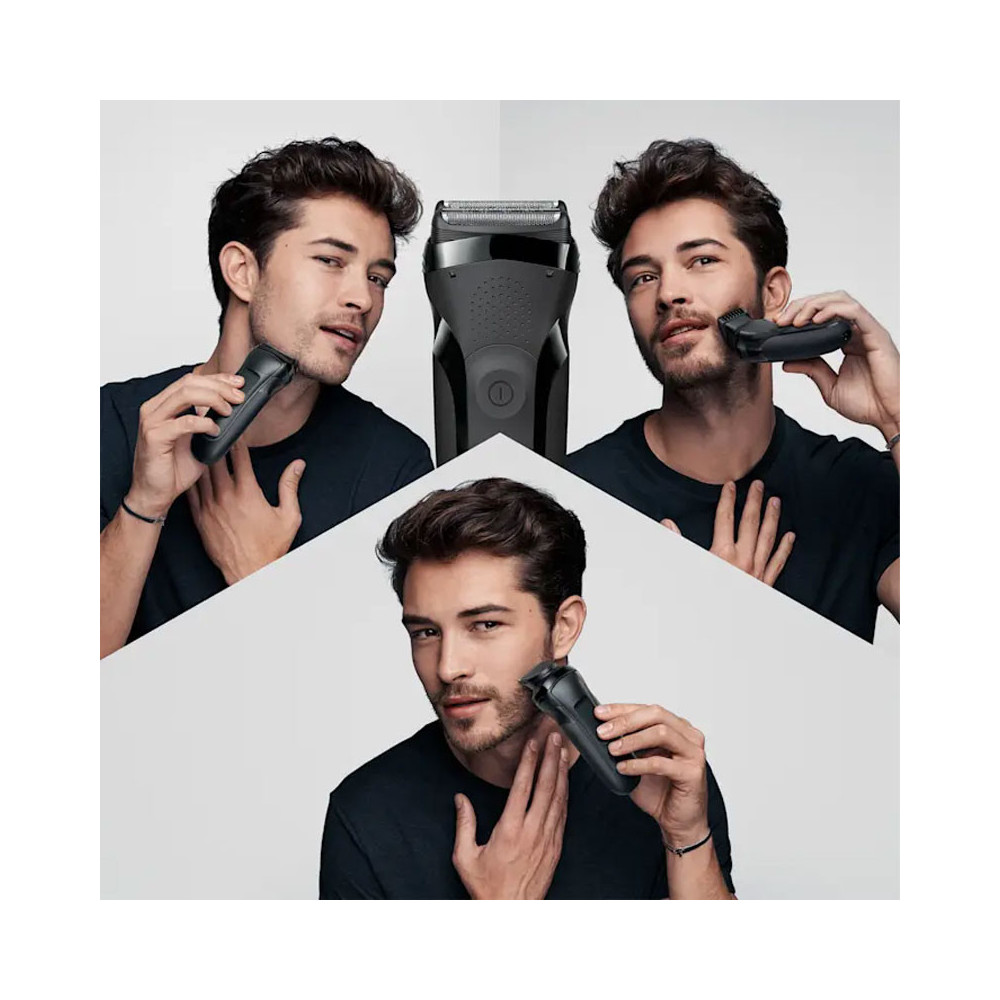 Rasoir électrique rechargeable Braun Series 3 Shave&Style 300BT