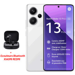 Smartphone XIAOMI Redmi Note 13 PRO+ 5G/ 8GO /256GO / Blanc