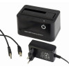 Station d'accueil Gembird USB pour disques durs SATA 2.5" et 3.5"