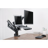 SUPPORT DE MONTAGE GEMBIRD REGLABLE AVEC PLATEAU PC PORTABLE (mouvement complet)