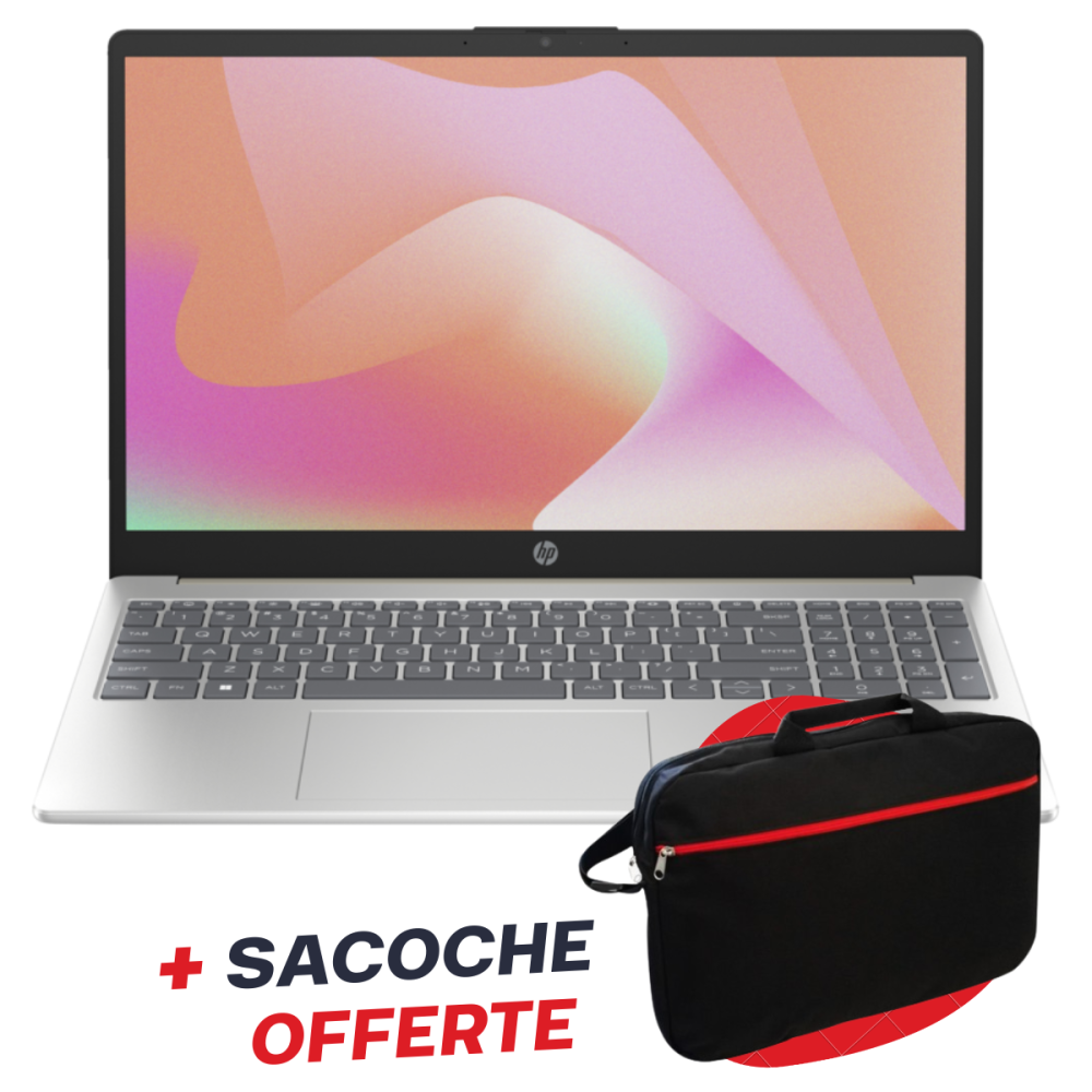 Pc Portable HP 15-fd0051nk / i3-N305 / 8 Go / 512 Go SSD / Gold Avec Sacoche Offerte