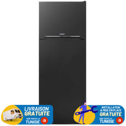 Réfrigérateur Double portes NEWSTAR 460DXA Defrost / 460 L / Inox Foncé + Livraison + Installation et Mise en Place Gratuites