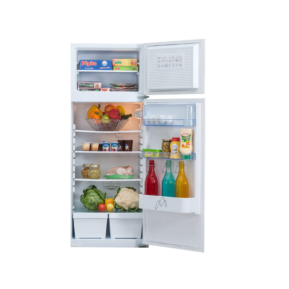 Réfrigérateur MONTBLANC De Frost Double Portes 270 Litres / Blanc
