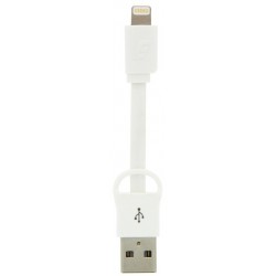 Câble de Poche USB Plat Lightning Charge / Data / Rose