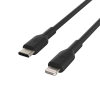 CÂBLE BOOST BELKIN USB-C VERS LIGHTNING CHARGE  2 M/ NOIR