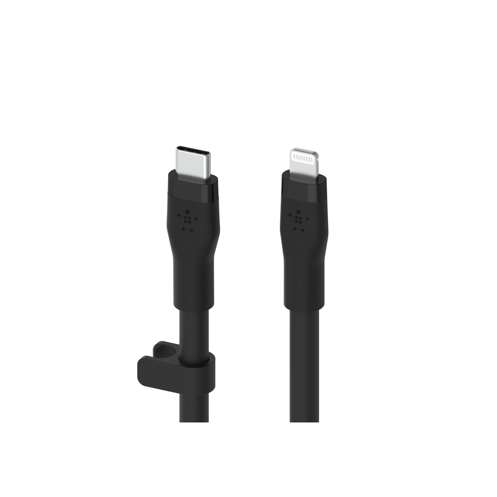 CÂBLE BOOST CHARGE TYPE-C Flex avec connecteur Lightning 3 M - NOIR