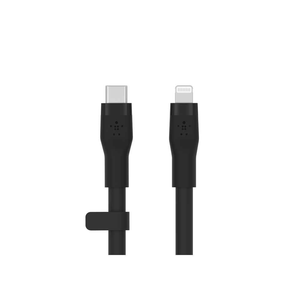 CÂBLE BOOST CHARGE TYPE-C Flex avec connecteur Lightning 3 M - NOIR