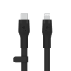 CÂBLE BOOST CHARGE TYPE-C Flex avec connecteur Lightning 3 M - NOIR