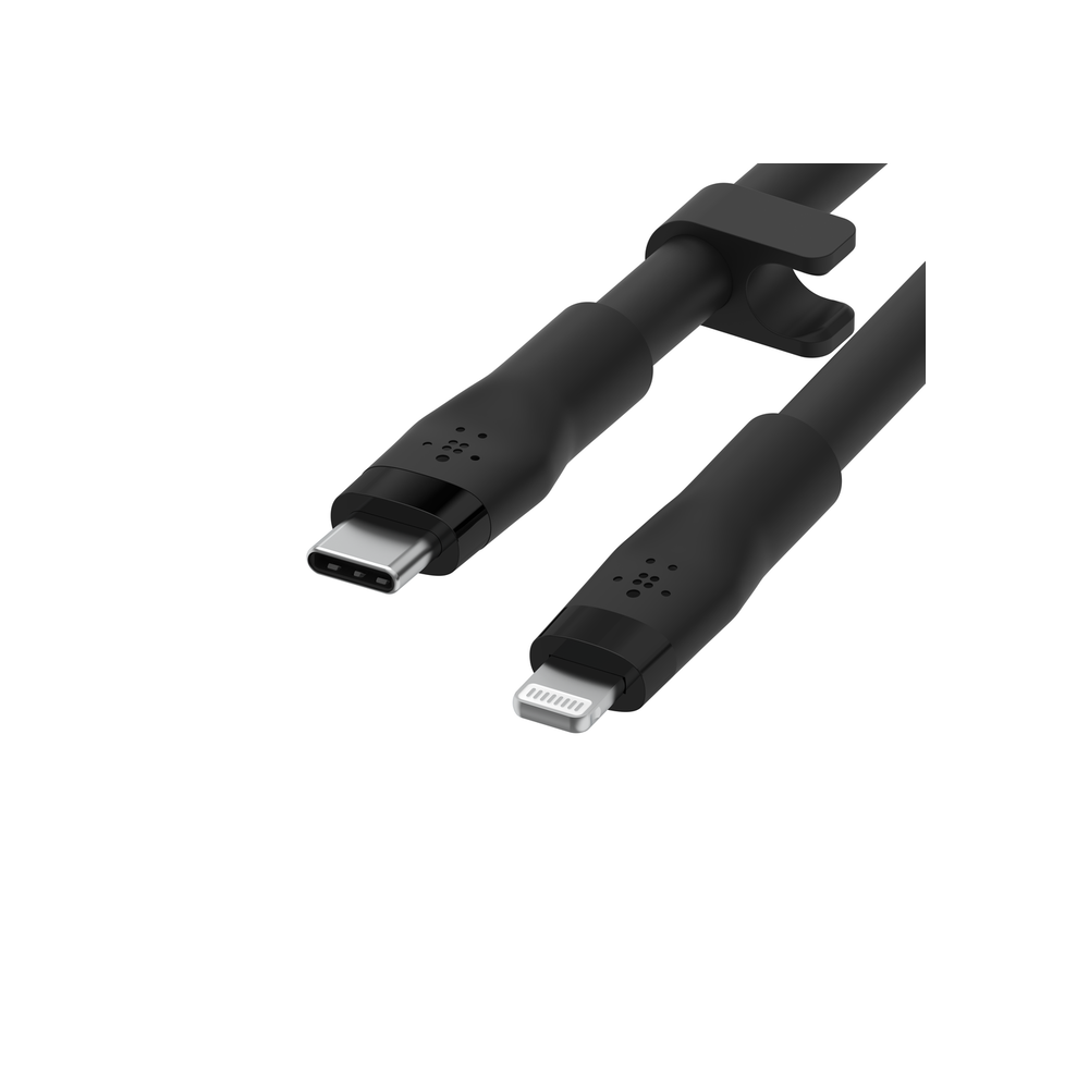 CÂBLE BOOST CHARGE TYPE-C Flex avec connecteur Lightning 3 M - NOIR