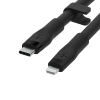 CÂBLE BOOST CHARGE TYPE-C Flex avec connecteur Lightning 3 M - NOIR