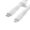 CÂBLE BOOST CHARGE TYPE-C Flex avec connecteur Lightning 3 M - BLANC