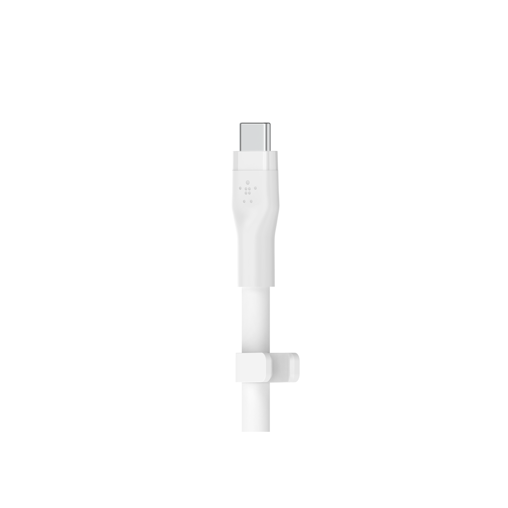 CÂBLE BOOST CHARGE TYPE-C Flex avec connecteur Lightning 3 M - BLANC