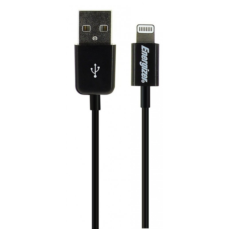 Câble de Poche USB Plat Lightning Charge / Data / Noir