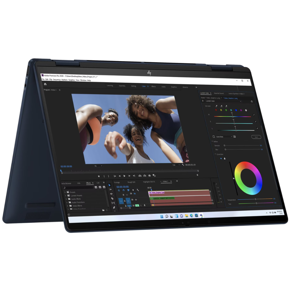 Pc Portable 2-en-1 HP ENVY X360 14-fc0004nk / Ultra 5 125U / 16 Go DDR5 / 1 To SSD / Windows 11 / Bleu
